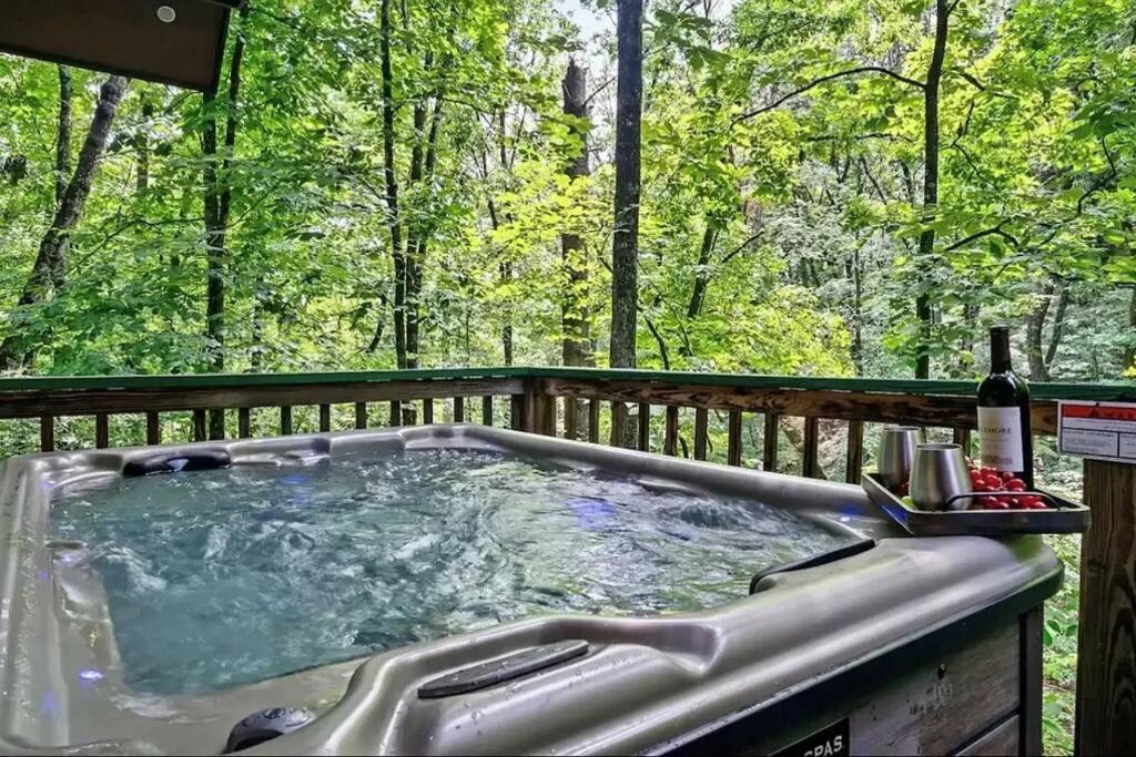 ピジョンフォージ Beary Peaceful Smokies Retreat: Hot-Tub & Poolsヴィラ エクステリア 写真
